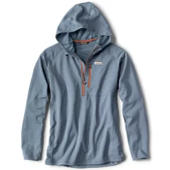 Orvis Sweatshirts|Horseshoe Hills Quarter-Zip Hoodie Bluestone