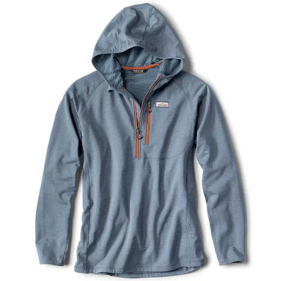 Orvis Sweatshirts|Horseshoe Hills Quarter-Zip Hoodie Bluestone