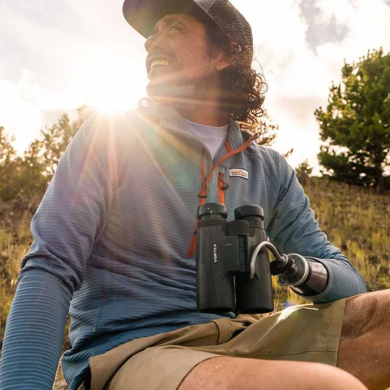 Orvis Sweatshirts|Horseshoe Hills Quarter-Zip Hoodie Bluestone