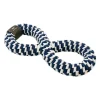Orvis Toys|Infinity Braided Dog Toy Navy/White