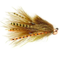 Orvis Streamer Flies|Keslar'S Mini Gulp Sculp Barbless Olive