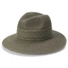 Orvis Hats|Knit Fedora Hat Safari Green