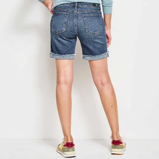 Orvis Shorts|Kut From The Kloth® Catherine Boyfriend 7" Shorts Med Indigo Midrise