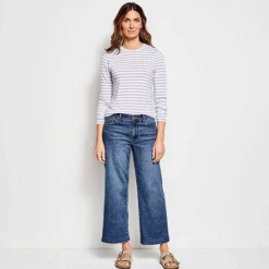 Orvis Pants|Kut From The Kloth® Charlotte Denim Wide-Crop Jeans Med Indigo Hirise - Exclusive