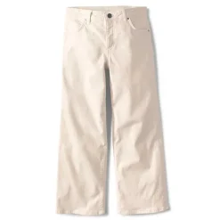 Orvis Pants|Kut From The Kloth® Charlotte Wide-Leg Crop Jeans Ecru Orvis-Exclusive