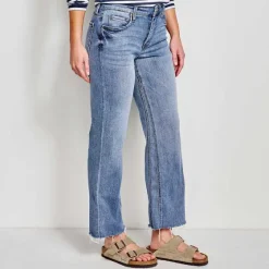 Orvis Pants|Kut From The Kloth® Kelsey Cropped Flare Jeans Light Indigo Hirise