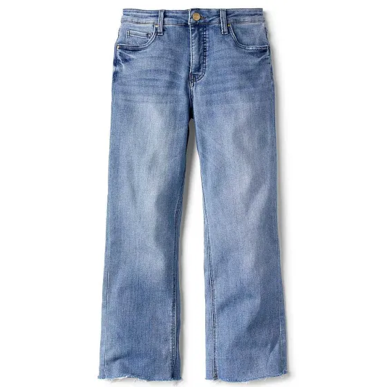 Orvis Pants|Kut From The Kloth® Kelsey Cropped Flare Jeans Light Indigo Hirise
