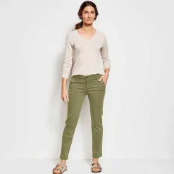Orvis Pants|Kut From The Kloth® Stretch Twill Catherine Boyfriend Ankle—Exclusive Loden