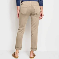 Orvis Pants|Kut From The Kloth® Stretch Twill Amy Crop Desert Khaki Exclusive