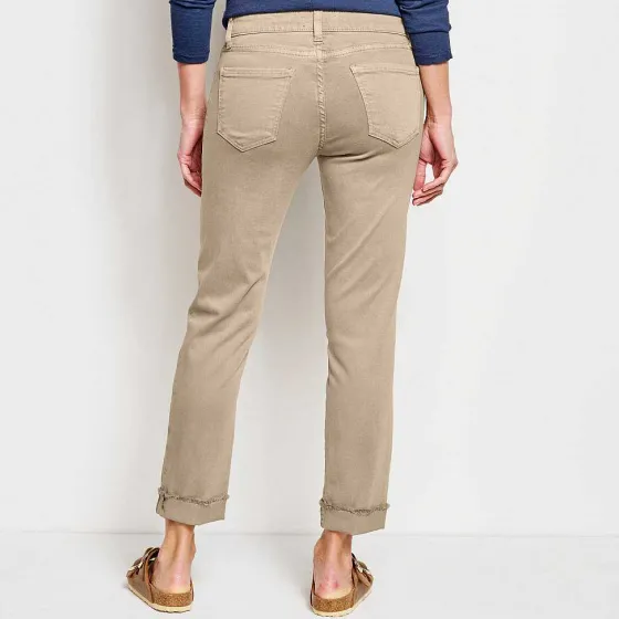 Orvis Pants|Kut From The Kloth® Stretch Twill Amy Crop Desert Khaki Exclusive