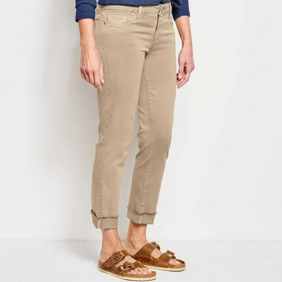 Orvis Pants|Kut From The Kloth® Stretch Twill Amy Crop Desert Khaki Exclusive