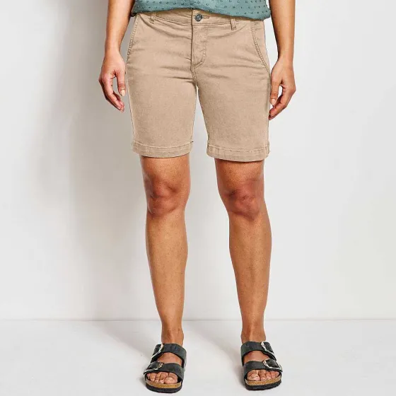 Orvis Shorts|Kut From The Kloth® Stretch Twill Catherine Boyfriend 7" Shorts Desert Khaki