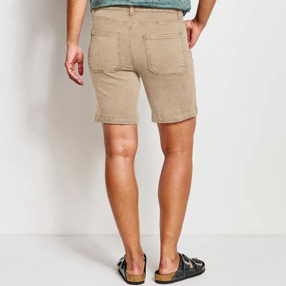 Orvis Shorts|Kut From The Kloth® Stretch Twill Catherine Boyfriend 7" Shorts Desert Khaki