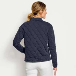 Orvis Sweatshirts|Lived-In Quilted Bomber Jacket Carbon