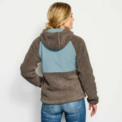 Orvis Fleece|Mad River Sherpa Hooded Jacket Mushroom