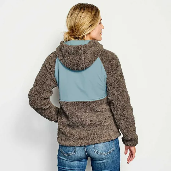 Orvis Fleece|Mad River Sherpa Hooded Jacket Mushroom