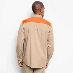 Orvis Shirts|Men'S Midweight Shooting Shirt Sand/Blaze