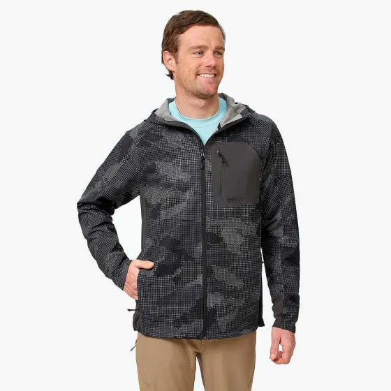 Orvis Jackets|Men'S Pro Lt Softshell Hoodie Shadow Camo