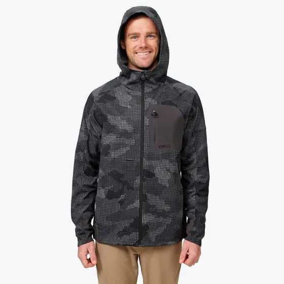 Orvis Jackets|Men'S Pro Lt Softshell Hoodie Shadow Camo
