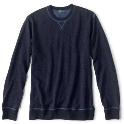 Orvis Sweaters|Merino Crewneck Navy