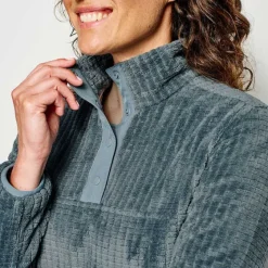 Orvis Fleece|Mesa Fleece Quarter-Snap Tidewater