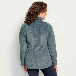 Orvis Fleece|Mesa Fleece Quarter-Snap Tidewater