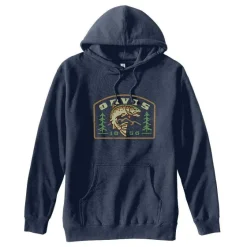 Orvis Sweatshirts|Mountain Trout Hoodie Navy