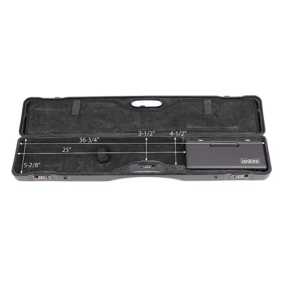 Orvis Field Bags & Luggage|Negrini Lux Universal Shotgun Travel Case Navy Blue