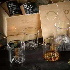 Orvis Glassware & Bar|North Drinkware Mountain Whiskey Tumblers