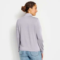 Orvis Sweatshirts|Odyssey Half-Zip Sweatshirt Purple Fog