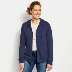 Orvis Sweatshirts|Odyssey High-And-Low Full-Zip Hoodie Blue Moon