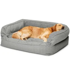 Orvis Comfortfill-Eco Beds| Comfortfill-Eco Couch Dog Bed Grey Tweed