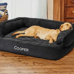 Orvis Recoveryzone® Dog Beds| Memory Foam Couch Dog Bed Slate