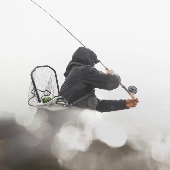 Orvis Nets| Wide-Mouth Guide Net Blackout