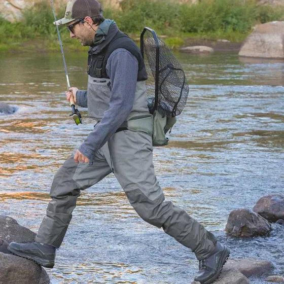 Orvis Nets| Wide-Mouth Guide Net Blackout