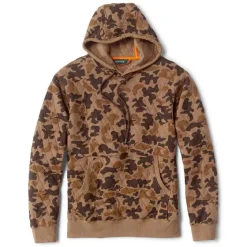 Orvis Sweatshirts|Outdoor Quilted Hooded Sweatshirt Orvis 1971 Camo