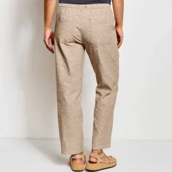 Orvis Pants|Performance Linen Ankle Pants Natural