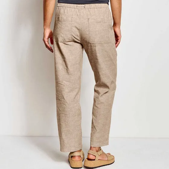 Orvis Pants|Performance Linen Ankle Pants Natural