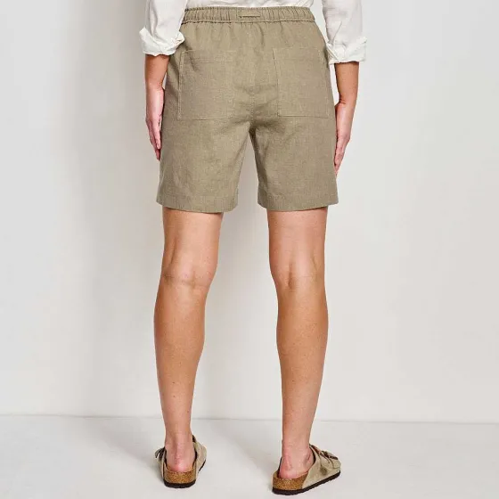 Orvis Shorts|Performance Linen 6" Shorts Safari Green