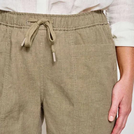 Orvis Shorts|Performance Linen 6" Shorts Safari Green