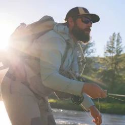 Orvis Shirts|Pro Hybrid Hoodie Blue Fog