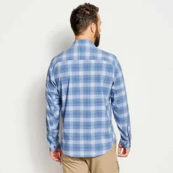 Orvis Shirts|Pro Stretch Long-Sleeved Shirt Blue Fog