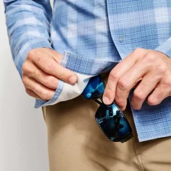 Orvis Shirts|Pro Stretch Long-Sleeved Shirt Blue Fog