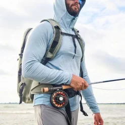 Orvis Shirts|Pro Sun Hoodie Blue Fog/Titanium