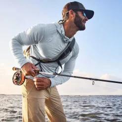 Orvis Shirts|Pro Sun Hoodie Blue Fog/Titanium