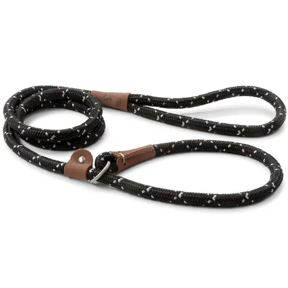 Orvis Leashes|Reflective Slip Lead Black