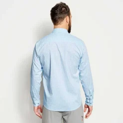 Orvis Shirts|River Guide 2.0 Long-Sleeved Shirt Cloud Blue Gingham