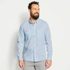 Orvis Shirts|River Guide 2.0 Long-Sleeved Shirt Cloud Blue Gingham