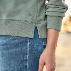 Orvis Sweatshirts|Riverside Crew Sweatshirt Forest