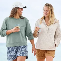Orvis Sweatshirts|Riverside Crew Sweatshirt Forest